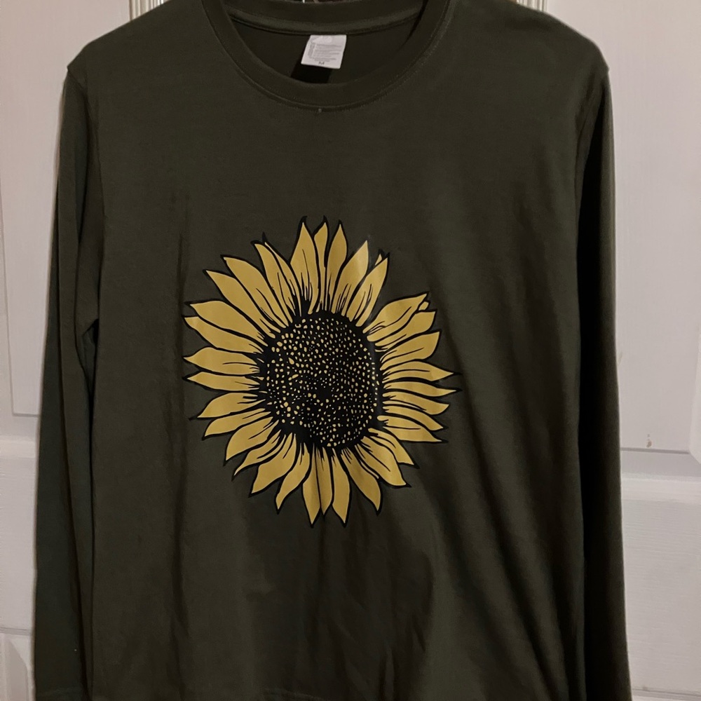 Olive Green Long Sleeve Shirt